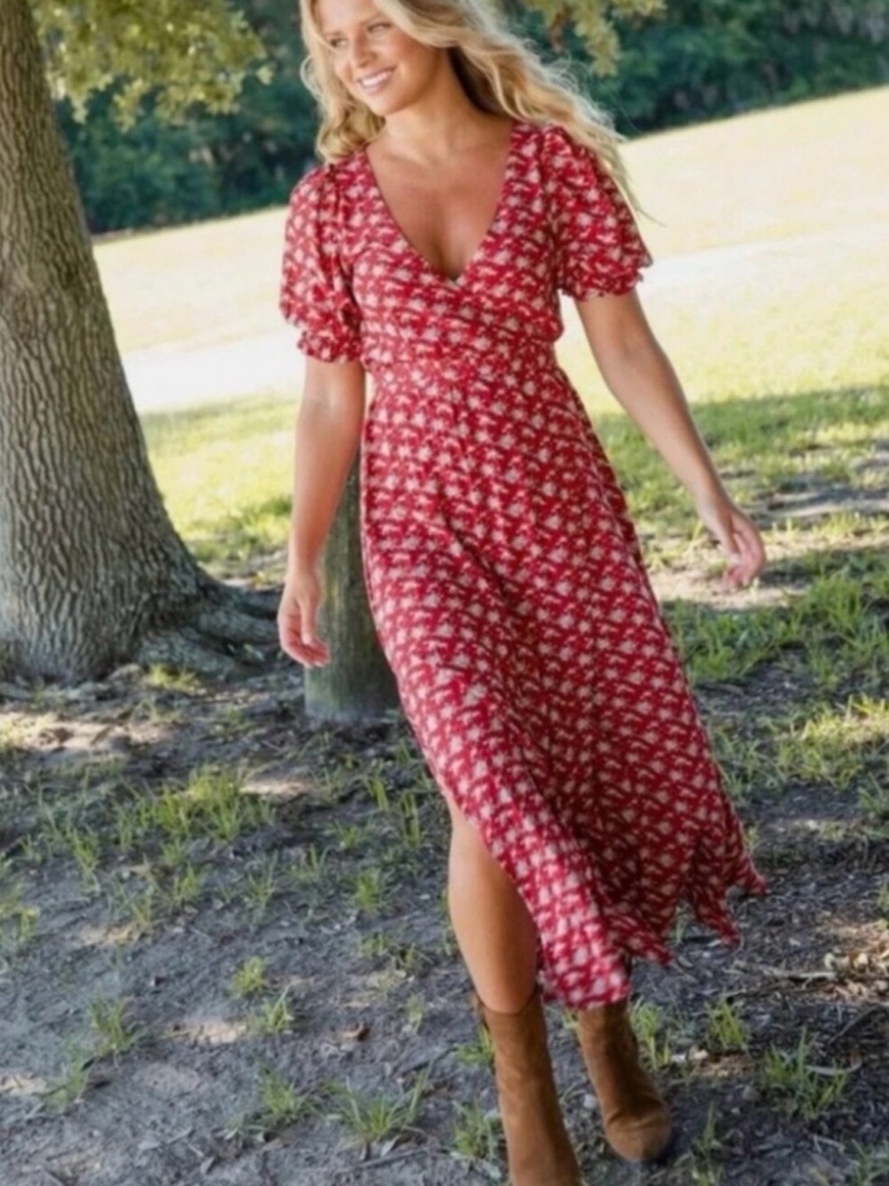 NEW Natural Life Sophia Wrap Dress Medium